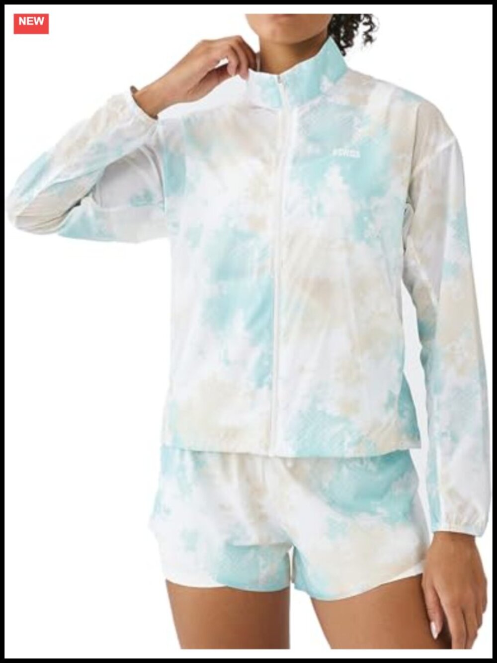 K-Swiss Women's Cropped Jackets - Lightweight Zippered Windbreaker